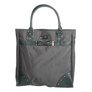 Jessica Simpson Grey Oversized Bow Tie Handbag